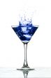 martini glass splash