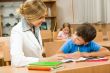 Teacher and pupil