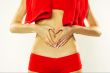 Woman In Red Active Wear
