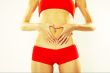 Woman In Red Active Wear