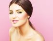 Young Woman On Pink Background