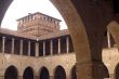 Castle of Pandino: the court