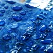 blue waterdrops