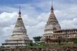 Stupas and clouds