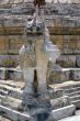 Statue and stupa