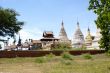 Templa with white pagodas
