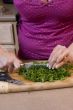 Woman preparing food in the kitchen