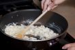 Food being cooked in pan