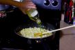 Food being cooked in pan