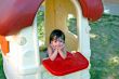 Girl in Children`s Village