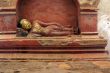 Red sleeping Buddha