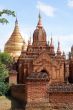 Brick and golden stupa