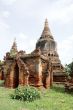 Stupa and grass