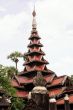 High red pagoda in Bagaya monastery