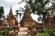 Brick stupas