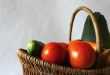 Vegetables in the basket