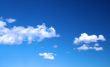 bright summer sky