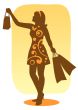 girl and shopping