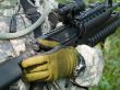 Soldier holding his rifle