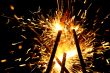 yellow sparkler
