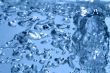 blue water bubbles