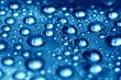 blue waterdrops
