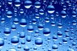 blue waterdrops