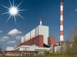 Power station. Industrial production. A panorama