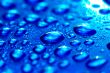 blue waterdrops