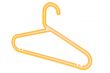 Plastic orange hanger