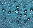water-drops on blue