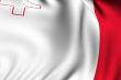 Rendered Maltese Flag