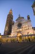 Cremona, illuminated cathedral