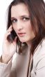 Beautiful brunette businesswoman