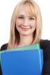 Beautiful blonde businesswoman