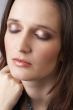 Portrait of beautiful brunette woman