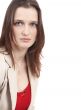 Beautiful brunette businesswoman