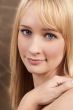 Portrait of beautiful blonde woman