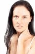 Portrait of beautiful brunette woman