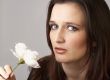 Portrait of beautiful brunette woman