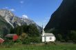 Norwegian village in Fjord area.