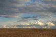 Landscape with cloudy sky