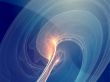 Wavy glowing colors