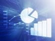 Spreadsheet business charts illustration