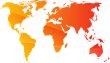 Map of the world illustration