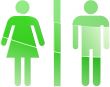 Toilet symbol illustration