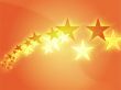 Flying stars illustration