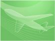 Air travel airplane illustration