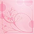 Floral border frame square