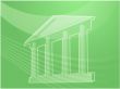 Grand building with pillars illustration